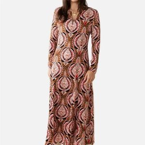 Farm Rio Colorful Patterned maxi Dress